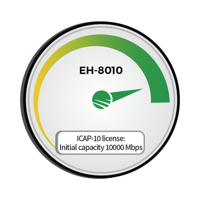 Imagen de Capacidad inicial 10,000 Mbps (10Gbps) para EH-8010