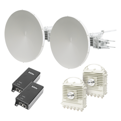 Imagen de Enlace a la velocidad de la fibra, Banda Libre en México, Sin Interferencia, 1 Gbps Reales Full Duplex, 5 km