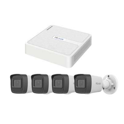 Imagen de KIT IP 2 MP / 1 NVR 4 CANALES / 4 CAMARAS BALA