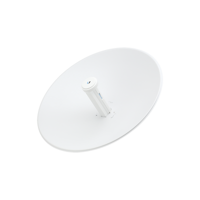 Imagen de PowerBeam airMAX AC hasta 450 Mbps, frecuencia 5 GHz (5150 - 5875 MHz) con antena tipo plato de 27 dBi, radomo incluido