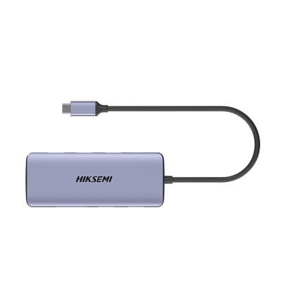 Imagen de Hub (Adaptador) USB - C / 8 en 1 / 1 Salida HDMI (4K) / 1 Salida USB 2.0 / 3 Salidas USB 3.0 / 1 Salida SD (Memoria SD) / 1 Salida TF (Micro SD) / 1 Entrada USB - C (Carga Rapida / 100 Watts)