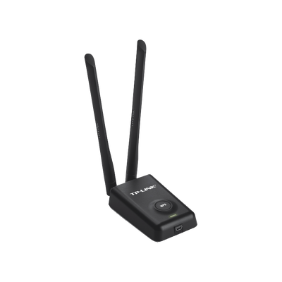 Imagen de Adaptador de alta potencia USB  inalámbrico/ WiFi N 300 Mbps / Frecuencia de 2.4 GHz / 2 Antenas Externas de 5 dBi / Compatibilidad Windows y Linux