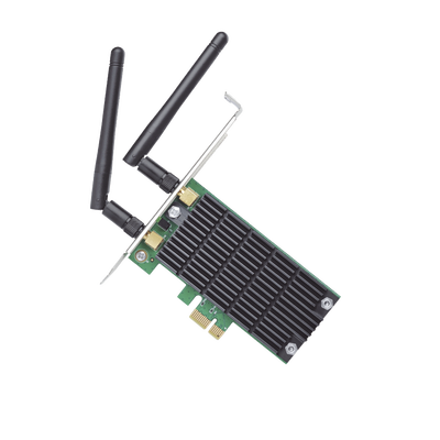 Imagen de Adaptador  PCI inalámbrico doble banda AC 1200 Mbps / Antena de alta ganancia / Tecnología MU-MUMO 2X2 / Soporte de perfil bajo y Altura completa