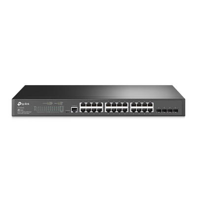 Imagen de Switch Omada SDN Administrable / 24 puertos Gigabit y 4 puertos SFP / Funciones sFlow, QinQ y QoS / Administración centralizada OMADA