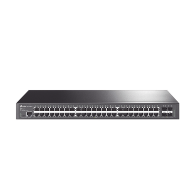 Imagen de Switch Omada SDN Administrable / 48 puertos Gigabit y 4 puertos SFP+ / Funciones sFlow, QinQ y QoS / Administración centralizada OMADA