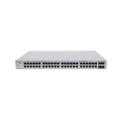 Imagen de Switch Administrable PoE Capa 2+ Plus, con 48 puertos Gigabit PoE 802.3af/at + 4 SFP+ para fibra 10Gb, gestión gratuita desde la nube, 370w