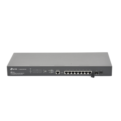 Imagen de Switch L2+ Omada PoE+ / 8 Puertos PoE+ MultiGigabit 2.5G / 2 Puertos SFP+ 10G / 2 Puertos Consola (RJ45 y microUSB) / Administración Centralizada Omada o Stand-Alone / Multicast IGMP / Presupuesto PoE 240W / Montaje en Rack / (SG3210XHPM2)