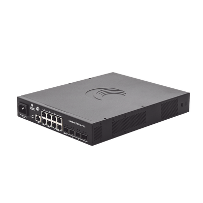 Imagen de Switch cnMatrix TX1012-AC-P PoE Ideal para WISP  / 8 Puertos Gigabit PoE + 4 SFP+ / PoE Budget 200W /Capa 2 y Capa 3 / Gestión Gratuita Desde la Nube
