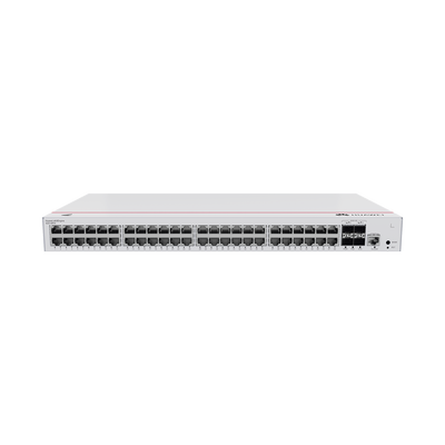 Imagen de Switch de Acceso Gigabit Administrable PoE Capa 2 / 48 puertos 10/100/1000 Mbps (PoE) / 4 Puertos 10GE SFP+ Uplink / ERPS / IMGP Snooping / DHCP Snooping / PoE Perpetuo / 380W / Administración Nube Gratis
