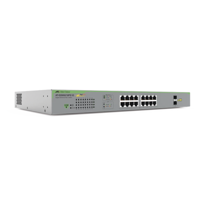 Imagen de Switch PoE+ Gigabit WebSmart de 16 puertos 10/100/1000 Mbps (2 x Combo) + 2 puertos gigabit SFP (Combo), 185 W