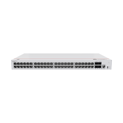 Imagen de Switch de Distribución/Core Gigabit Administrable PoE Capa 3 / 48 puertos 10/100/1000 Mbps (PoE) / 4 Puertos 1GE SFP Uplink / ERPS / Rutas Estáticas / iStack / PoE Perpetuo / 380W / Administración Nube Gratis