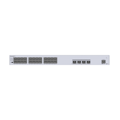 Imagen de Switch de Distribución/Core Gigabit Administrable PoE Capa 3 / 24 puertos 10/100/1000 Mbps (PoE) / 4 Puertos 1GE SFP Uplink / ERPS / Rutas Estáticas / iStack / PoE Perpetuo / 400W / Administración Nube Gratis