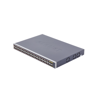 Imagen de Switch Administrable de 48-Puertos 10/100/1000T 802.3at PoE + 4-Puertos 100/1000BASE-X SFP / 440W