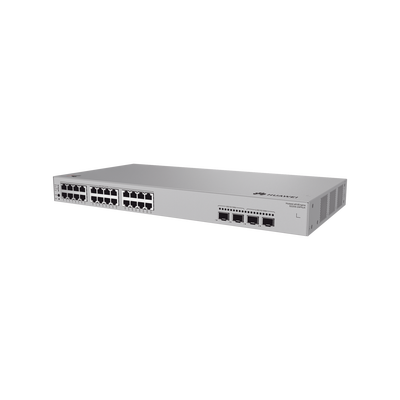 Imagen de Switch de Acceso Gigabit Administrable PoE Capa 2 / 24 puertos 10/100/1000 Mbps (PoE) / 2 Puertos 2.5GE SFP + 2 Puertos 10GE SFP+ Uplink  / ERPS / IMGP Snooping / DHCP Snooping / PoE Perpetuo / 400 W / Administración Nube Gratis