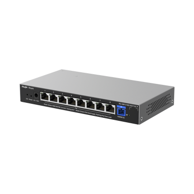 Imagen de e-Lighten ONU / Switch PoE+ Hibrido, Capa 2 con un Puerto PON 1G y 8 Puertos Ethernet PoE+ 1G hasta 120 Watts y 100 Clientes