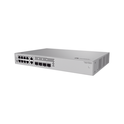 Imagen de Switch de Acceso Gigabit Administrable PoE Capa 2 / 8 puertos 10/100/1000 Mbps (6*PoE) / 2 Puertos 100/1000/2.5Gbps (PoE) combo 2  Puertos 2.5GE SFP / 2 Puertos 10GE SFP+ Uplink  / ERPS / PoE Perpetuo / 128 W / Administración Nube Gratis