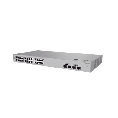 Imagen de Switch de Acceso Gigabit Administrable PoE Capa 2+ / 24 puertos 10/100/1000 Mbps (PoE) / 2 Puertos 2.5GE SFP + 2 Puertos 10GE SFP+ Uplink  / ERPS / Rutas Estáticas / PoE Perpetuo / 400 W / Administración Nube Gratis