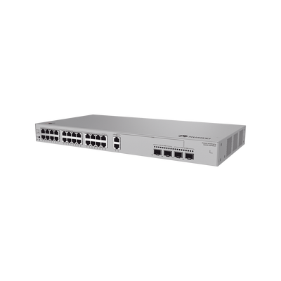Imagen de Switch de Acceso Gigabit Administrable PoE Capa 2 / 24 puertos 10/100/1000 Mbps (22*PoE) / 2 Puertos 100/1000/2.5Gbps (PoE) combo 2  Puertos 2.5GE SFP / 2 Puertos 10GE SFP+ Uplink  / ERPS / PoE Perpetuo / 400 W / Administración Nube Gratis