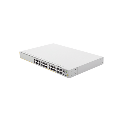 Imagen de Switch PoE+ Administrable CentreCOM GS970M, Capa 3 de 24 Puertos 10/100/1000 Mbps + 4 SFP Gigabit, 370 W