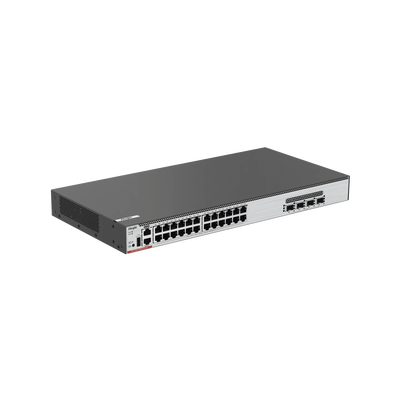 Imagen de Switch Core PoE 802.3bt 370W Capa 3 Multi-Gigabit 24 puertos 5Gb/2.5Gb/1Gb/100M, 4 puertos fibra SFP28 25Gb