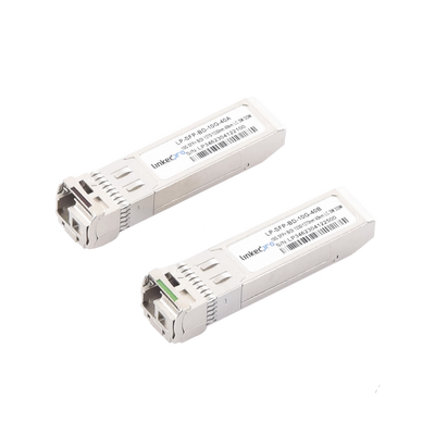 Imagen de Transceptores Ópticos Bidireccionales SFP+ (Mini-Gbic) / Monomodo 1270 & 1330 nm / 10 Gbps / 1000BASE-BX / Conector LC/UPC Simplex / DDM / Hasta 40 km / 2 Piezas