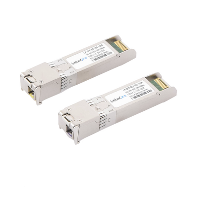 Imagen de Transceptores Ópticos Bidireccionales SFP+ (Mini-Gbic) / Monomodo 1490 & 1550 nm / 10 Gbps / 10GBASE-BX / Conector LC/UPC Simplex / DDM / Hasta 100 km / 2 Piezas