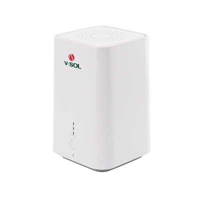 Imagen de ONU DualMode GPON/EPON / Wi-Fi Doble Banda 2.4 y 5 GHz / Soporta MESH / 2 Puertos Gigabit / 1 Puerto PON SC/UPC / 1 puerto FXS / Hasta 1200 Mbps vía Wi-Fi