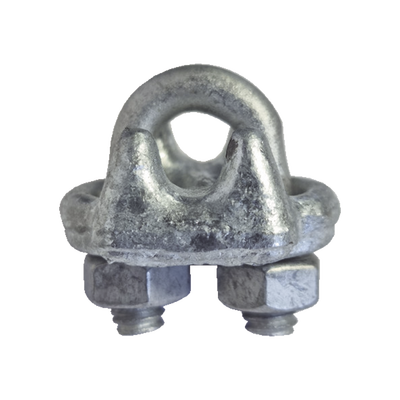 Imagen de Nudo/ Perro/ Abrazadera Acero Forjado para Cable de 3/16" Galv. Inmersión en Caliente.