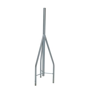 Imagen de Tramo de Remate / Copete, tubo industrial 1 1/4" con tubo central 2 3/8" galvanizado por inmersión en caliente.