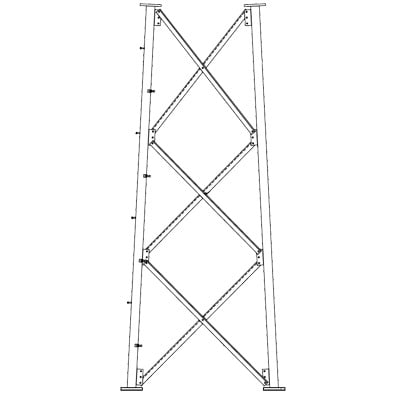 Imagen de Sección 9 Base para Torre Autosoportada línea SSV (Código de Fábrica: 9N82)