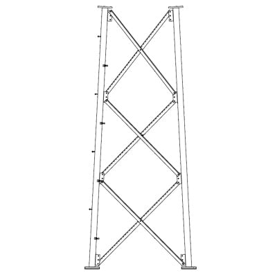 Imagen de Sección 10 Base para Torre Autosoportada línea SSV (Código de Fábrica: 10N183)