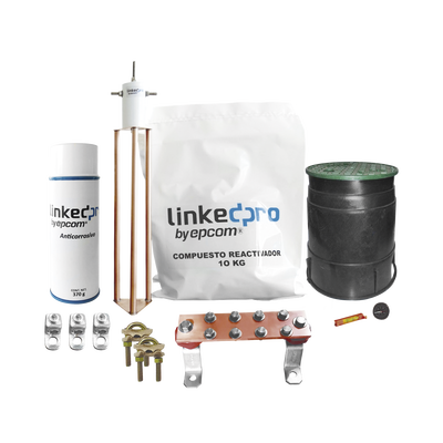 Imagen de Kit de puesta a tierra LinkedPro, para protección de hasta 30 Amp.