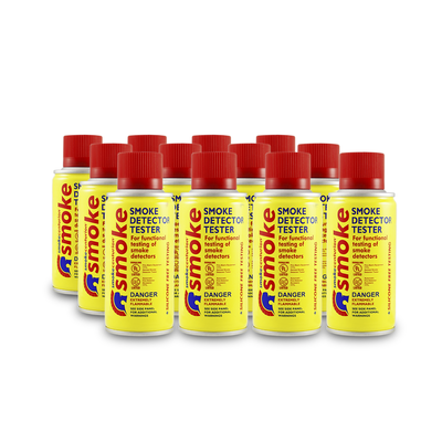 Imagen de Caja de 72 latas de humo sintético en aerosol para probar detectores de humo en uso manual o en dispensadores SOLO-330/SOLO-332