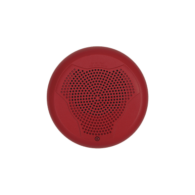 Imagen de Bocina para Montaje en Techo, Color Rojo, Nuevo Diseño Moderno y Elegante y Menor Consumo de Corriente