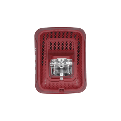 Imagen de Bocina con Lámpara Estroboscópica, Montaje en Pared, Color Rojo, Nuevo Diseño Moderno y Elegante y Menor Consumo de Corriente