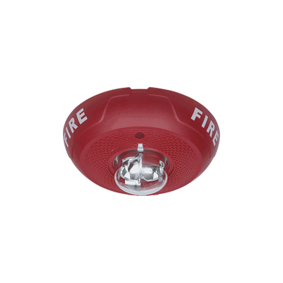 Imagen de Sirena con Lámpara Estroboscópica, Montaje en Techo, Nivel de Candelas Seleccionable, Color Rojo, Nuevo Diseño Moderno y Elegante y Menor Consumo de Corriente