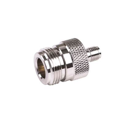 Imagen de Adaptador en Línea de Conector SMA Hembra a N Hembra, Níquel/ Oro/ Teflón.