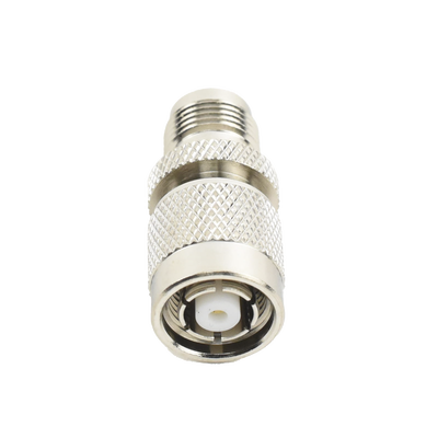 Imagen de Adaptador en Línea, de Conector TNC Macho Inverso a TNC Hembra, Nquel/ Oro/ Teflón.
