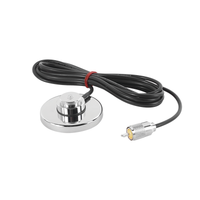 Imagen de Montaje Magnético para Antenas de 3/4"(NMO), 3.5 m de Cable RG58U y Conector UHF (PL259) Macho.