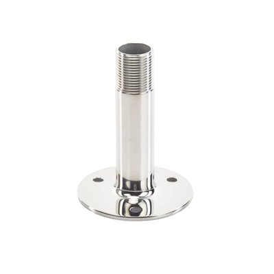 Imagen de Montaje recto de acero inoxidable de 4 pulgadas de alto y 3 de base.