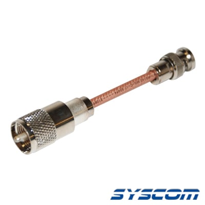 Imagen de Cable RG142, con conectores BNC Macho /UHF (PL-259) Macho.