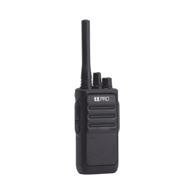 Imagen de Radio Portátil UHF 400-470 MHz, 16 canales, 2 Watts de potencia. Comunicación Clara en su Negocio