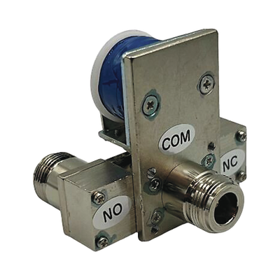 Imagen de Relevador Coaxial para Antena SPDT, 10-14 Vcc (12 Vcc Nom.), 160 mA, 250 Watt a 1 GHz.