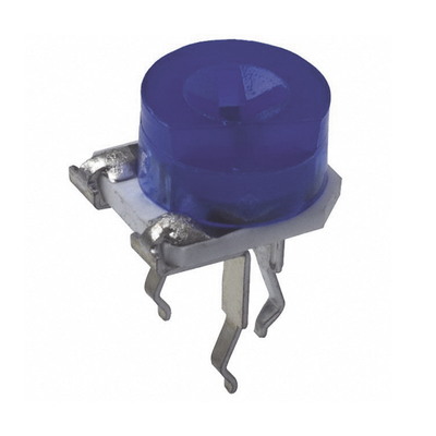 Imagen de Potenciómetro Trimpot Redondo de 6 mm, 1 Mega Ohm, 1 Vuelta, 0.2 Watt, Montaje Horiz. y Ajuste Vert./ PCB.