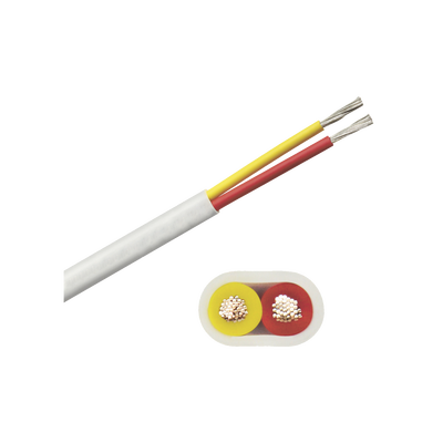 Imagen de Rollo de cable plano grado marino calibre 14, de 2 conductores (rojo y amarillo) de 100 pies (30.48 m).