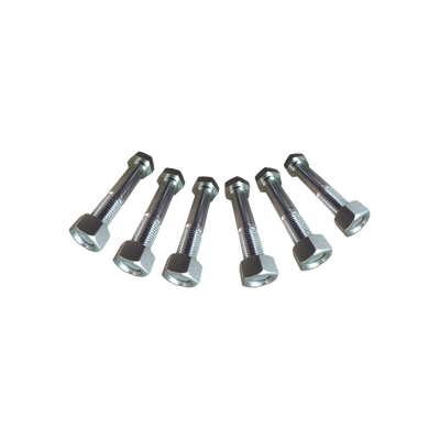 Imagen de Juego de 6 Tornillos y tuercas de acero inoxidable de 3/4” x 2 1/2.