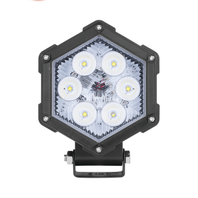 Imagen de Luz de Trabajo Ultra brillante, 6 Led, 2200 Lumenes, 30 watts, 12-24 Vcc