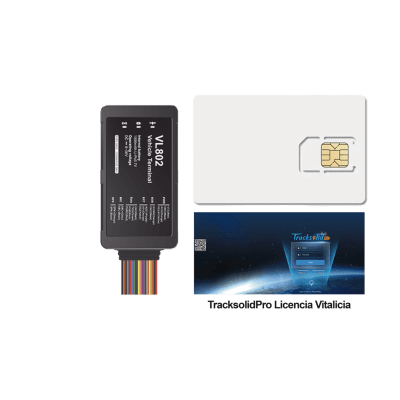 Imagen de Kit localizador vehicular / 4G LTE / BLE / RS485 / Audio dos vias (requiere accesorios) / incluye SIM500MB2Y y Plataforma TrackSolidPro / Compatble con UL212 Sensor ultrasonico
