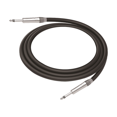 Imagen de Cable de Audio | Plug 1/4 in a Plug 1/4 in Stereo | Carcasa Cromada | Conectores Seetronic | Longitud 3m
