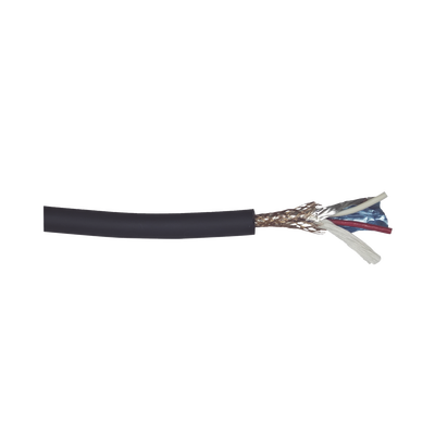 Imagen de Cable para Micrófono de 100 Metros / Compatible con Conectores XLR,  6.5 mm, 3.5 mm y RCA / Alta Fidelidad / Cable Profesional de ALTA FIDELIDAD 100% Cobre / Color Negro